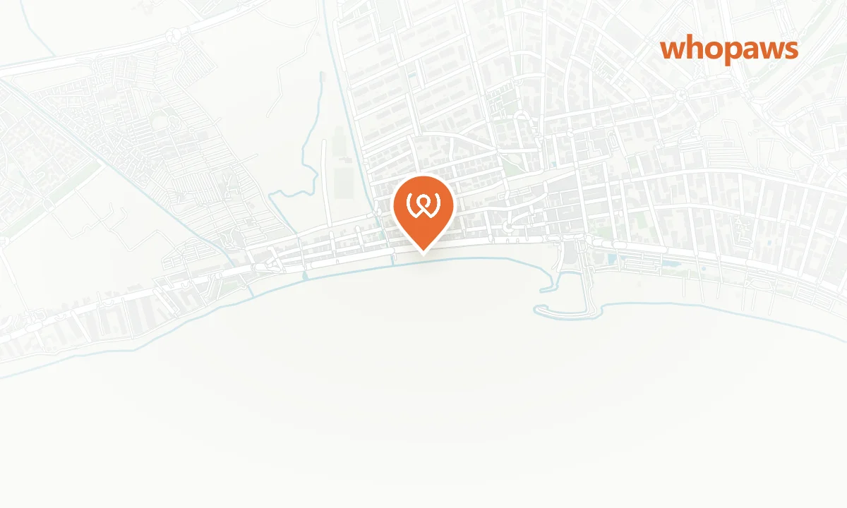 Mapa de la ubicación de Playa de Ponent (zona canina)
