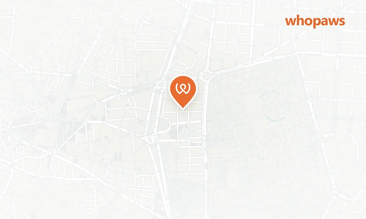 Mapa de la ubicación de Parking Montalbán - Retiro (EMT Madrid)