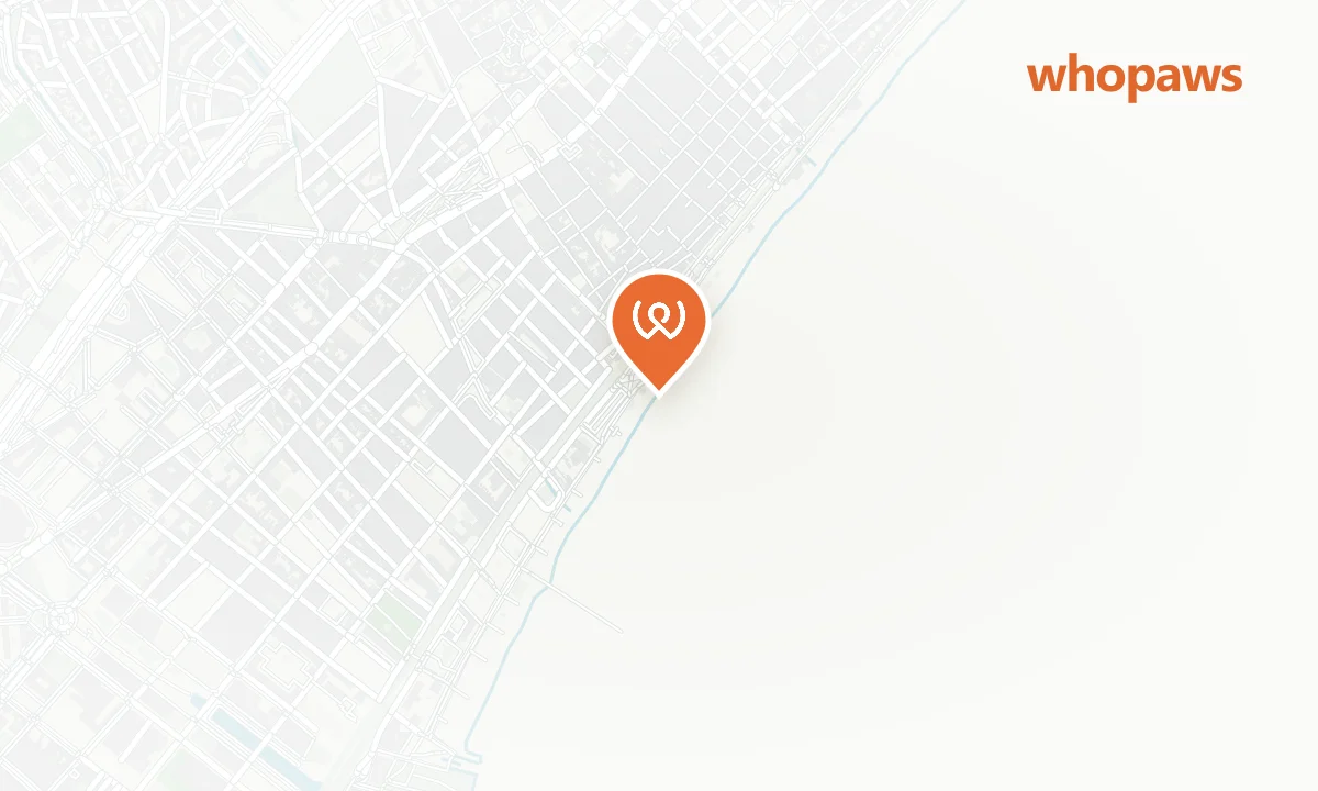 Mapa de la ubicación de Playa de l'Estació (tramo canino)